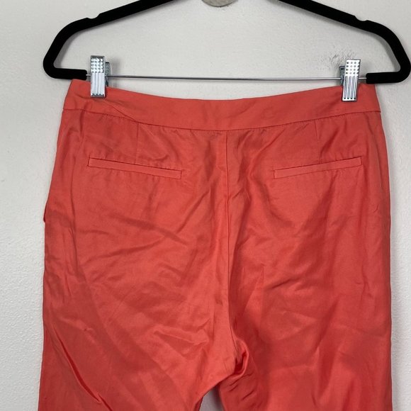 Kate Spade Saturday Woman's Sz‎ 4 Coral Pink Tapered Leg Work Dress Pants - Picture 6 of 8